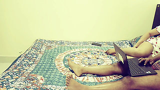 Step Sister Shares Bed with Indian Elder Brother at Home.