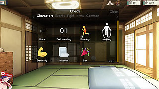 Naruto Kunohichi's training. Training with Anko