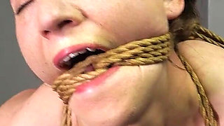 Slave Mila Made to Cum Over and Over in Intense Bondage Suspension (1080p)