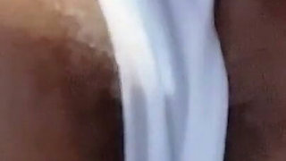 Schoolgirl Pussy Soaked in Semen From a Huge Cock