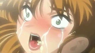 Hentai girl gets fucked in her tight ass so hard that it