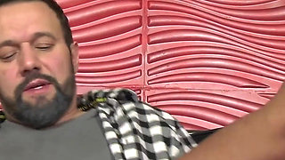 His Cock Disappears Between Her Hot Monster Tits