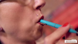 Stella Star's Tattooed Office Interview Ignites Wild Lust