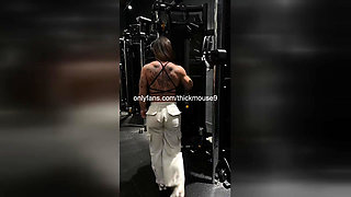 18yo's Gym Workout Ends with Double Penetration