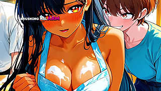 Bakery Slut Rides the Apprentice's Thick Cock to a Creampie - Ai Generated