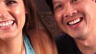 Cum on her piercing - Sweet teen