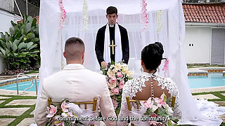 Mariana Martix Cheating Wife Fucks Priest on Wedding Day - Big Ass Latina Teen Doggy Style