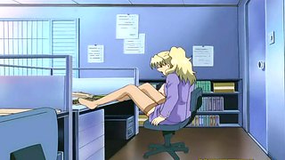 Big boobs babe gives mind-blowing BJ in risqué anime