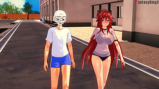 Rias Gremory Seduces Me and Invite Me to Fuck in the Gym - Dxd Ntr Madness Series