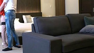 Double handjob in young on old amateur clip