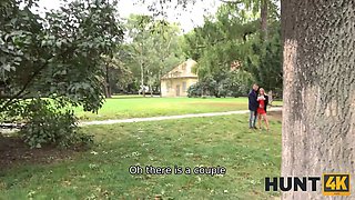 Hunt4k. guy permits pregnant wife to do it because it means additional help