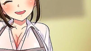Sex with the Part-time Worker with Big Breasts and a Ponytail - the Motion Anime