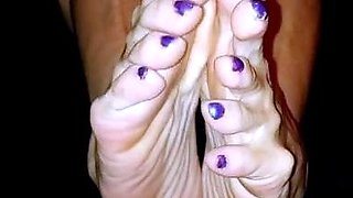 Maitresse Madelines solo foot fetish POV