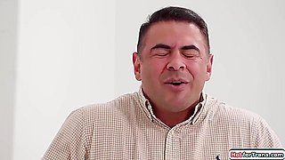 Guy Is First Time Topped By Shemale Wife With Ariel Demure