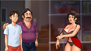 Summertime Saga Gameplay Maria Threesome and Gets Pregnant