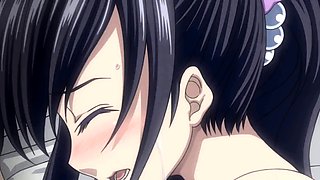 Busty Anime Maid with Big Cock Action