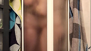 Bathroom Tit Kneading to Shower Door Press - Raw Ride & Creampie in Bed