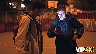 Watch belinda Bee dominate her obedient mate in lingerie & stockings