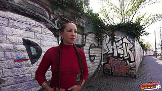 German Scout - Round Ass Latina Cougar Roberta Faganelli No Condom Casting Fuck