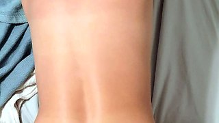 Hot blonde ass getting doggystyle in toilet