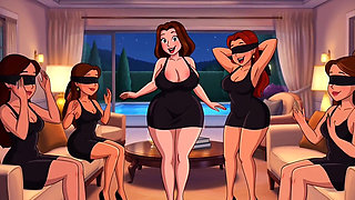 Blind Kiss at Party Ignites Burning Desire and Leads to Steamy Night with My Hot Curvy Roommate Ai Generated