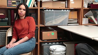 Tasty Latina and her lover in a steamy office tryst