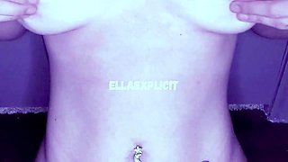 Hot amateur teen girl with big boobs toying pussy on cam