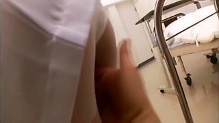 Asian Nurse With Perfect Boobs Loves Hard Meat