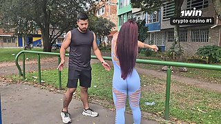 Entrenamiento termina en una rica follada con mi cachondo entrenador - ALEJANDRA PALACIOS - Female orgasm