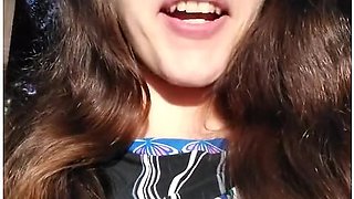 Pinkmoonlust Public Flashes One Nipple In A Very Bad Place While Talking Nervously & Looking Scared