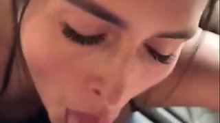 CarynBeaumont sexy point of view bj in the gym