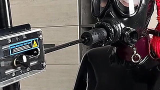 Gas Mask Blowjob Training