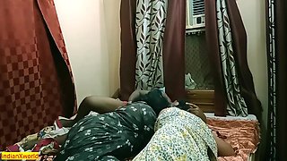 Bhabhi And Her Stepsister Hardcore Sex With Village Boy, Real Hindi Group Sex