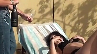 Good fuck at the swimming pool