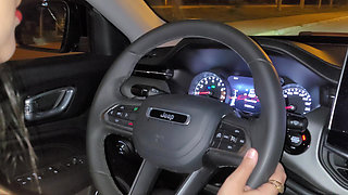 Powerful Sneeze Shots Behind the Wheel