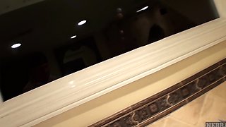 Bubble Bath With A Really Hot Redhead Student