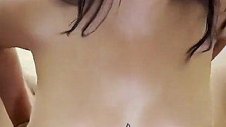 Sexy Brunette Seduces Me and Makes Me Cum in a Pool