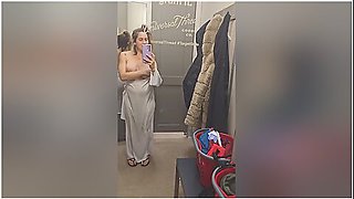 Masturbating And Accidental Squirt In Target Changing Room! With Aderes Quin