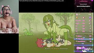 Hentai Game Makes Me So Wet I Can't Stop Fingering Myself LIVE!