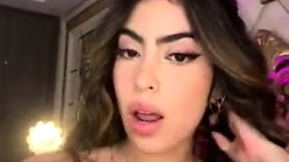 Chubby Brunette Big Boobs Dildo Masturbation