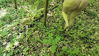 Bouncy Tits Outdoor Action - Public Nudity & Hardcore Pounding in Woods