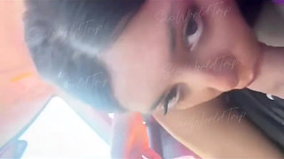 Sexworldtrip - I Love Latina Teen Sucking in Car - Real Amateur Blowjob Tourist Driving Car (full Video)