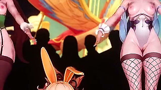 Genshin Impact - Lantern Rite Fuck Fiest Gangbang Genshin Girls Creamed 3 - 3D Hentai Animations