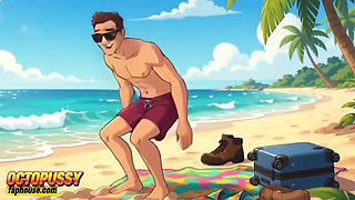 White Guy Fucked a Married Black Slut on a Wild Beach. Sexual Aftermath.