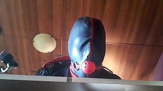 17 minutes of hogtied extreme blowjob and deepthroat with massive oral creampie