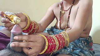 Close-up, indian newly married, married wife