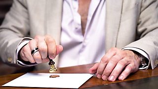 Luring Sophie Logan's cumshot trailer