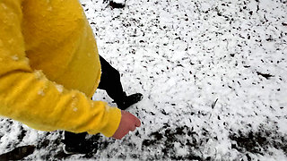 Iced tits slapped warm