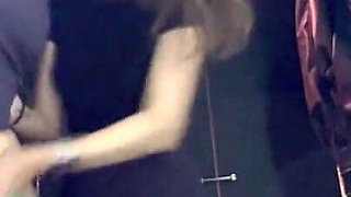 Women Feel Hot Being in the Gym and Touch Each Other in the Bathroom