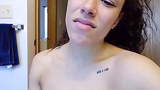 Flexible teen 18+, puffy pierced nips great ass fingering self